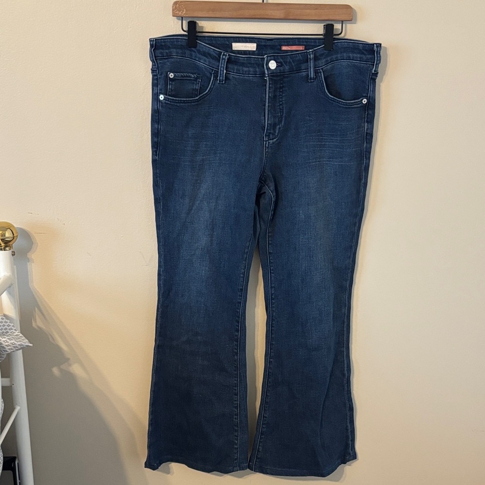 Pilcro High Rise Flare Jeans